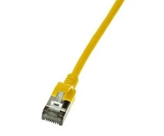 LogiLink Patchkabel CAT6A STP TPE SlimLine gelb 3,0m