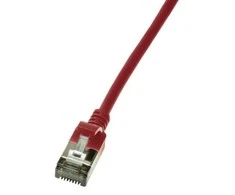 LogiLink LogiLink Patchkabel CAT6A STP TPE SlimLine raudona 0,5m
