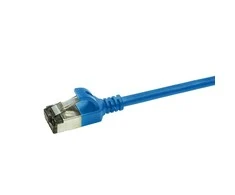 LogiLink LogiLink Patchkabel CAT6A STP TPE SlimLine blau 0,5m