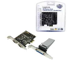 Logilink | 2 x serial (COM), 1 x parallel (LPT) | PCIe