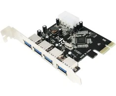 Kontrolierius LogiLink PCIE 2,0 x1 - 4x USB 3,0 (PC0057)
