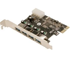 Išplėtimo plokštė Logilink PC0057A-Card PCI-Express 4xUSB3.0
