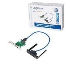 Logilink PCI-Express card, 4 x USB 3.0, VIA chipset Logilink