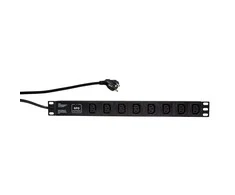 LogiLink 19" 1U 8x IEC320 C13 2m (PDU8A01)