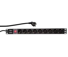 LOGILINK PDU9C02 LOGILINK- 19 maitinimo paskirstymo blokas su 9 lizdais (DIN49440)