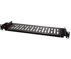 Fachboden 19 1HE LogiLink, max. 5 KG, d=150mm, juodas