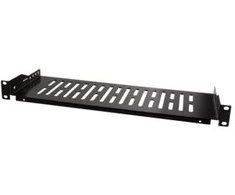 Fachboden 19 1HE LogiLink, max. 5 KG, d=150mm, juodas