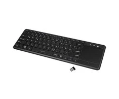 Klaviatūra LogiLink LogiLink Belaidė klaviatūra mit Touchpad, 2,4 GHz, juodas
