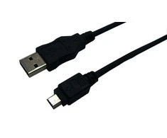 LogiLink USB Kabelis A -> mini B St/Bu 3.00m juodas
