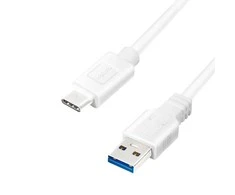 LOGILINK CU0173 LOGILINK - USB 3.2 Gen1x1 laidas, USB-A kištukas iki USB-C kištukas, baltas, 0,5 m