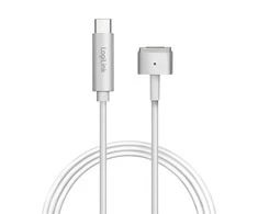 USB kabelis LogiLink USB-C - MagSafe 2 1,8 m sidabro (PA0226)
