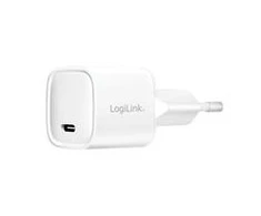 Įkroviklis LogiLink LogiLink USB Steckdosenadapter 1 x USB-C-Port(PD),20W,baltas