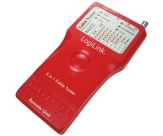 „Logilink“ kabelio testeris „5 viename“ su nuotoliniu įrenginiu