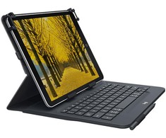 Logitech Dėklas 9-10 col. planšetei Universal Folio (juodas) su klaviatūra