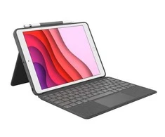 Logitech Combo Touch mobiliojo įrenginio klaviatūra QWERTZ Vokiečių Grafitas Smart Connector