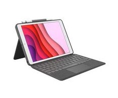 Logitech COMBO TOUCH F/ IPAD 7TH AND 8TH - GENERATION GRAPHITE - CH CENTRAL