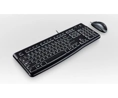 Klaviatūra Laidinis klaviatūros ir pelės komplektas Logitech MK120, UK išdėstymas