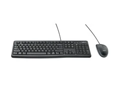 Laidinis klaviatūros ir pelės komplektas Logitech MK120, International išdėstymas