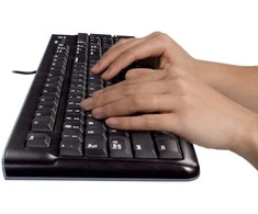 Laidinis klaviatūros ir pelės komplektas Logitech MK120, International išdėstymas