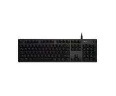 Klaviatūra Logitech G G512 anglies pluošto, GX rudas, laidinis, USB, membraninis, QWERTY, RGB LED, anglies pluošto