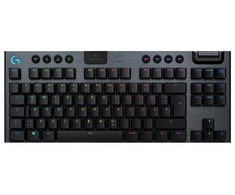 Belaidė Mechaninė žaidimų klaviatūra Logitech G915 TKL, RGB, Lightspeed, Stilius: Tactile, Išdėstymas: Vokiečių k.