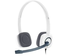 LOGITECH H150 ausinės su mikrofonu, baltos