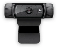 Logitech HD Pro Webcam C920 - 1920 x 1080 pikselių - H.264 - USB 2.0 - Juodas - Clip - 1.8 m
