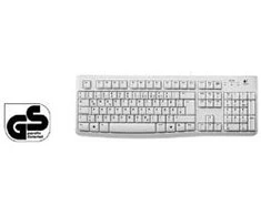 Logitech klaviatūra K120 su laidu, DE išdėstymas, Balta