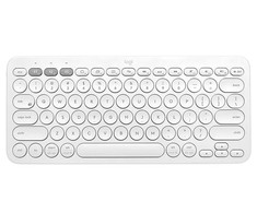 Belaidė Multi-Device Bluetooth Klaviatūra Logitech K380, DE išdėstymas, Balta
