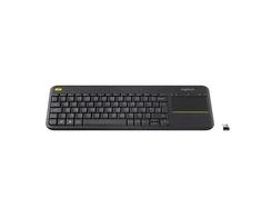 Logitech WIRELESS TOUCH Klaviatūra K400 - PLUS Juodas
