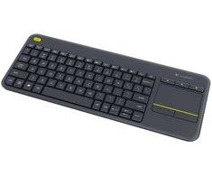 Logitech K400 Plus klaviatūra Radijo dažnio belaidė QWERTY Skandinaviškas Juoda