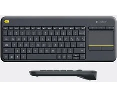 Logitech K400 Plus klaviatūra Radijo dažnio belaidė QWERTY Skandinaviškas Juoda