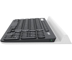 Logitech K780 klaviatūra RD belaidis ryšys + „Bluetooth“ QWERTZ Vokiečių Pilka, Balta