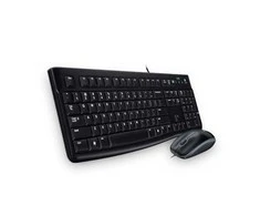 Laidinis klaviatūros ir pelės komplektas Logitech MK120, Nordic išdėstymas