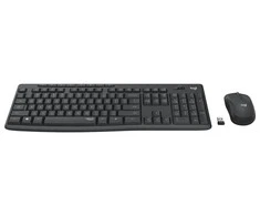 Belaidė klaviatūra su pele Logitech MK295, US kalba, Juodos spalvos