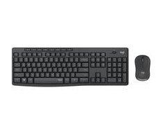Klaviatūra ir pelė Kit Logitech MK295 Silent Belaidis rinkinys Graphite