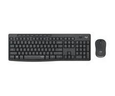 Klaviatūra ir pelė Kit Logitech MK295 Silent Belaidis rinkinys Graphite