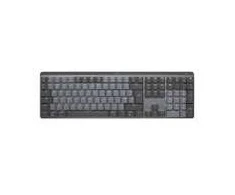 Belaidė klaviatūra Logitech MX MECHANICAL, išdėstymas: UK (Qwerty), "Tactile Quiet", pilkos spalvos
