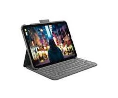 Klaviatūra Logitech SLIM FOLIO FOR IPAD (10TH GEN)/Pilkas - ITA - MEDITER-412