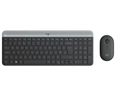 Logitech MK470 Slim Wireless Combo, belaidė klaviatūra ir pelė, Nordic išdėstymas, Grafito spalvos