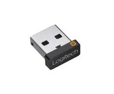 Pelė Logitech USB „Unifying“ imtuvas, RF belaidis, juodas