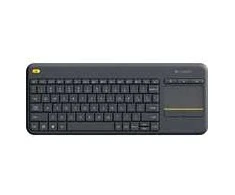 Logitech WIRELESS TOUCH Klaviatūra - K400 PLUS Juodas HU VERSION
