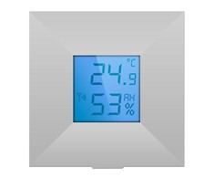 Lupus Electronics LUPUSEC temperatūros jutiklis su ekranu (matuoja temperatūrą ir drėgmę, XT2 Plus valdymo pultui)