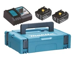 Makita Akumuliatorių ir kroviklio komplektas LXT® 198116-4 18V • BL1860B x2 • DC18RC • LXT®