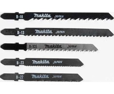 Makita Siaurapjūklio pjūkleliai komplektas 5-vnt (B-13, B-16, B-22, B-23, B-105) A-86898