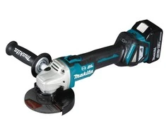 MAKITA KAMPINIS ŠLIFULĖLIS 18V‐125mm 2 x 5.0Ah LI-ION REG. BLDC lagaminas MAKPAC DGA513RTJ