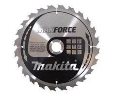 Makita T.C.T. pjūklas MAKFORCE 270X2.6X30mm 20° T24 B-32172 T.C.T • 270 x30 mm • T24 • 20° • Medienai