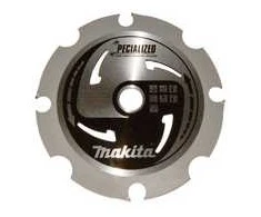 Makita T.C.T. pjūklas SPECIALIZED 165X2.3X20mm 12° T4 B-33685 T.C.T • 165 x20 mm • T4 • 12° • Fibrocemento plokštėms