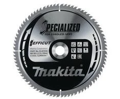 Makita T.C.T. pjūklas EFFICUT 305X2.15X30mm 10° T80 B-67262 T.C.T • 305 x30 mm • T80 • 10° • Medienai