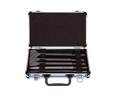 Grąžtas Makita D-42379 - Sukamasis kūjis - Grąžtų komplektas - 25 cm - Mūras - SDS Plus - Pilka